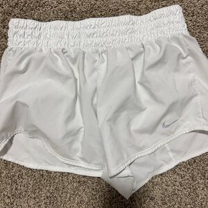 Nike Women's White Athletic Shorts